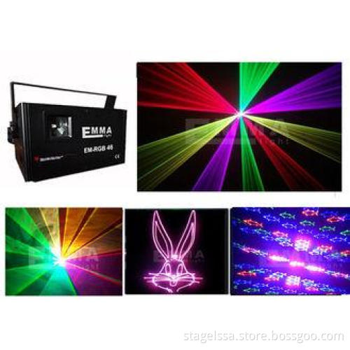 1.5W RGB Animation Laser Light DJ Stage Lighting , Cartoon